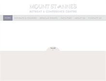 Tablet Screenshot of mountstannes.com